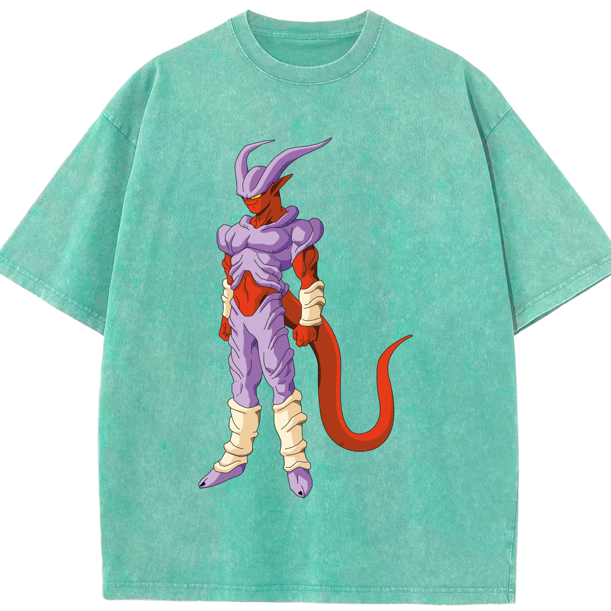 （画像用） ドラゴンボール ジャネンバ DRAGON BALL Janemba 綿100% ヴィンテージ風 半袖Tシャツ（フロントプリント）